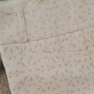 Limited  Drew fit lacy ankle dress trousers